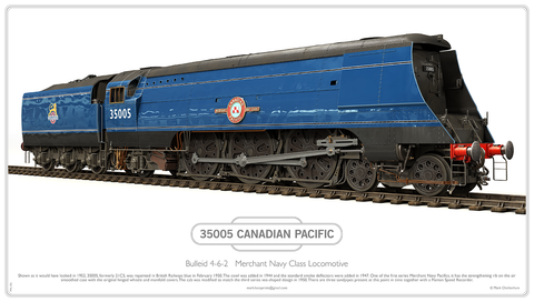 Bulleid  'Canadian Pacific' 1952