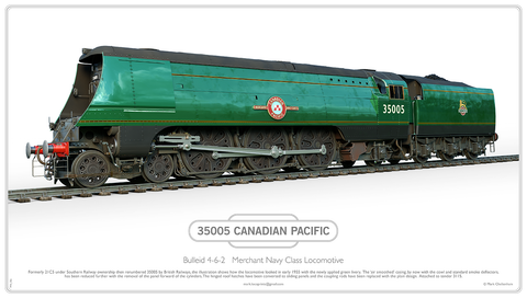 Bulleid 'Canadian Pacific' 1955