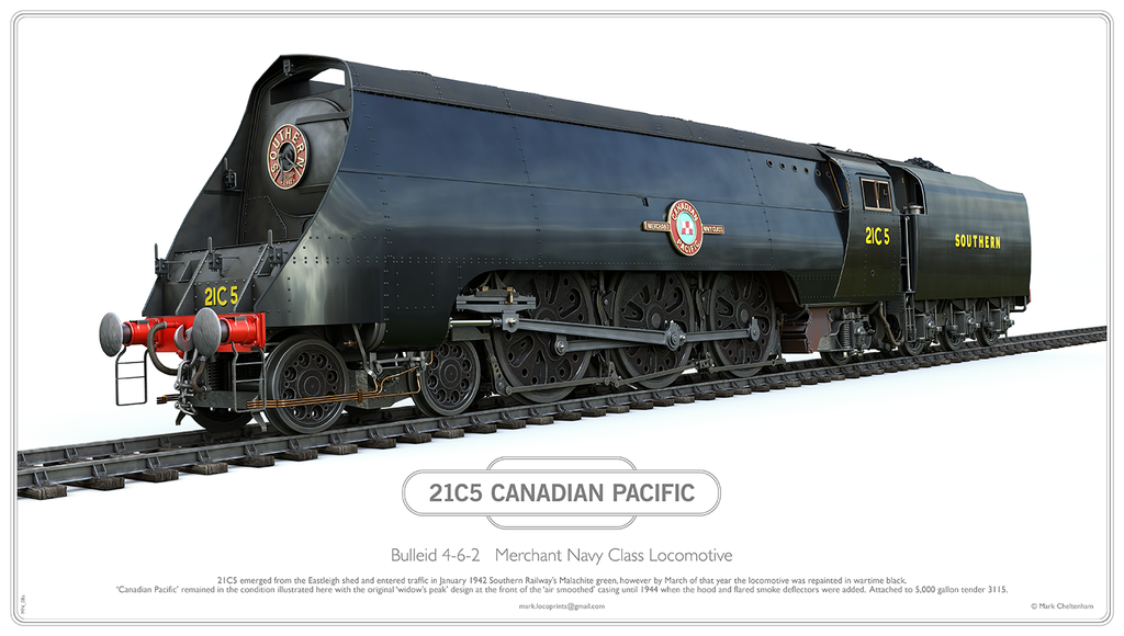 Bulleid  'Canadian Pacific' 1942