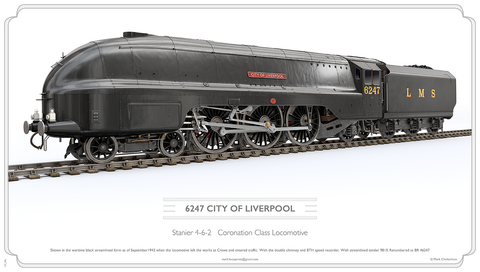 LMS 'Coronation' Class 6247 - City of Liverpool