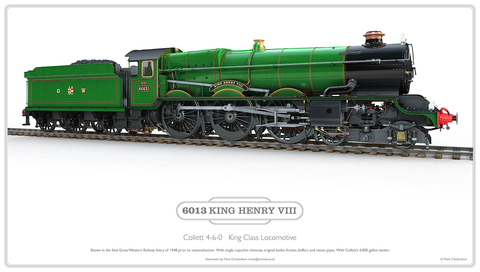 Collette's King Class, 6013 King Henry VIII