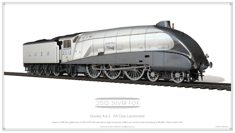 Gresley A4 Silver Fox 2512