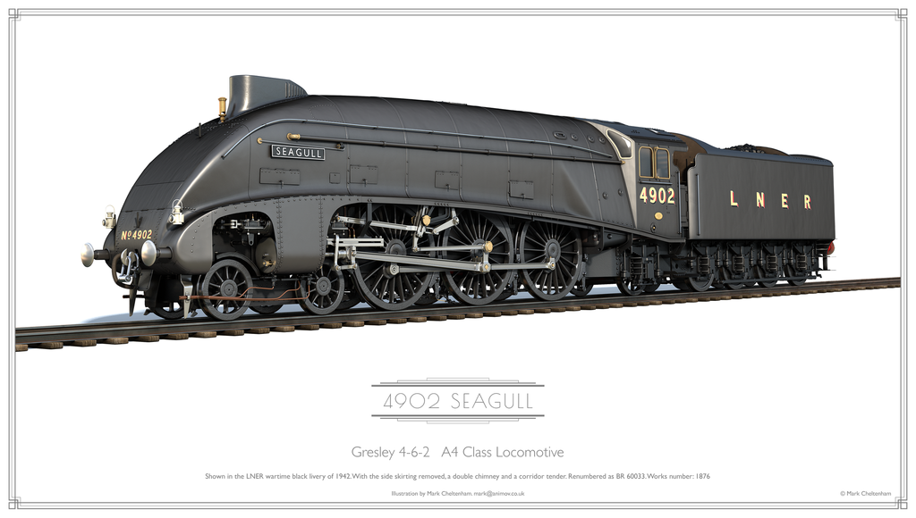 Gresley A4 Seagull 4902